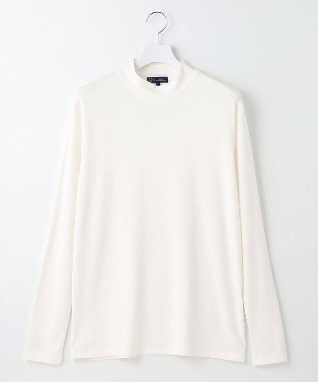 23区GOLF 嬉しいインナー付き【ニット＋吸湿発熱インナー】ニット ツインセット オレンジ系