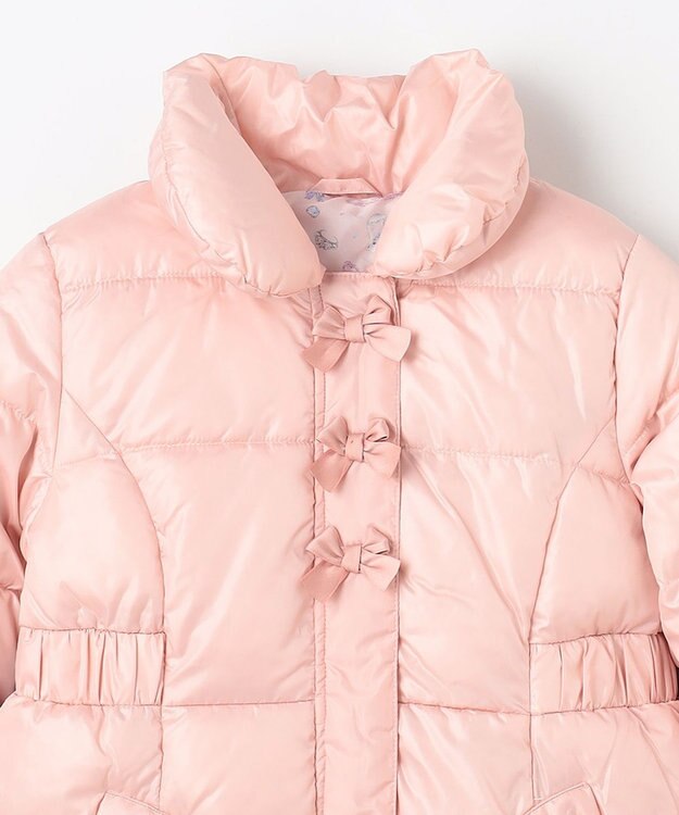 ANY KIDS 【フード取り外し/洗濯機可能】Aラインコート ピンク