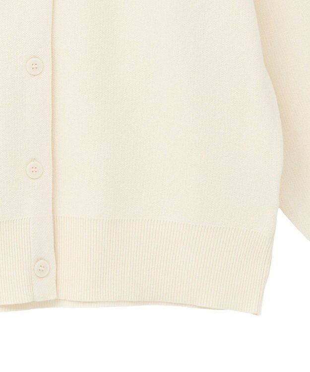 AMERICAN HOLIC コットンブレンドスポンディッシュカーディガン Ivory