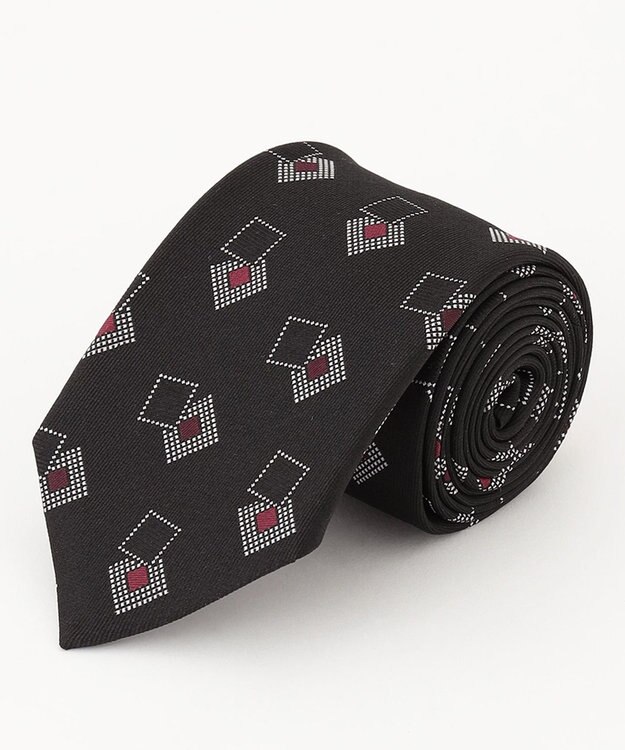 JOSEPH HOMME アトミックジャガード　ネクタイ ブラック系7
