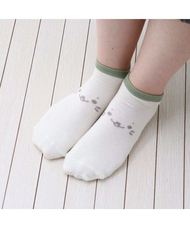 Mother garden しろたん 靴下 3足セット 《顔ぼんシンプル・うみ・これが命》 21cm～24ｃｍ 顔ぼんシンプル・うみ・これが命