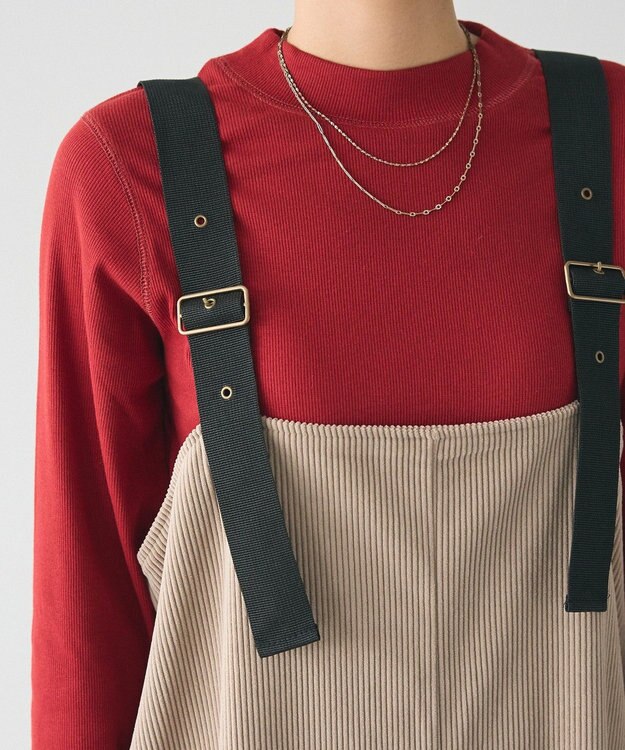 CRAFT STANDARD BOUTIQUE カットコーデュロイジャンパースカート Mocha