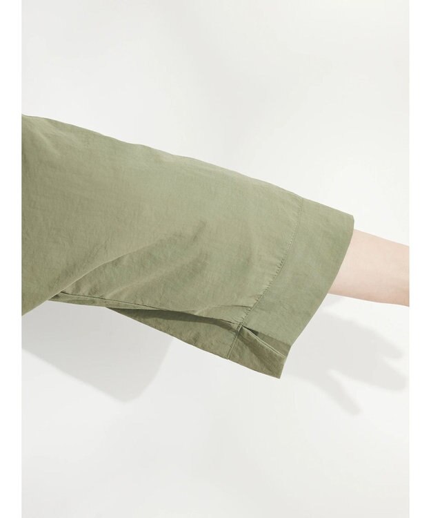 CRAFT STANDARD BOUTIQUE ＢＩＧポケットナイロンブラウス Khaki