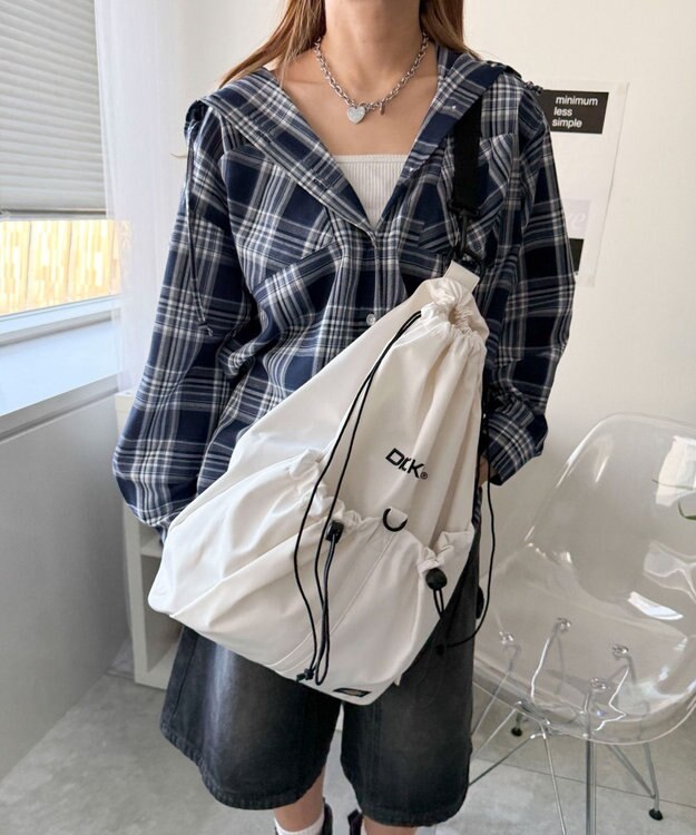 WEGO 【ユニセックス着用ITEM】別注Dickies2wayナップサック ホワイト