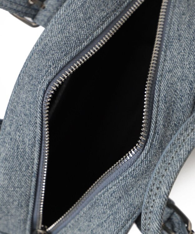 WEGO ハトメハンドルミニボストンショルダー ブルーその他