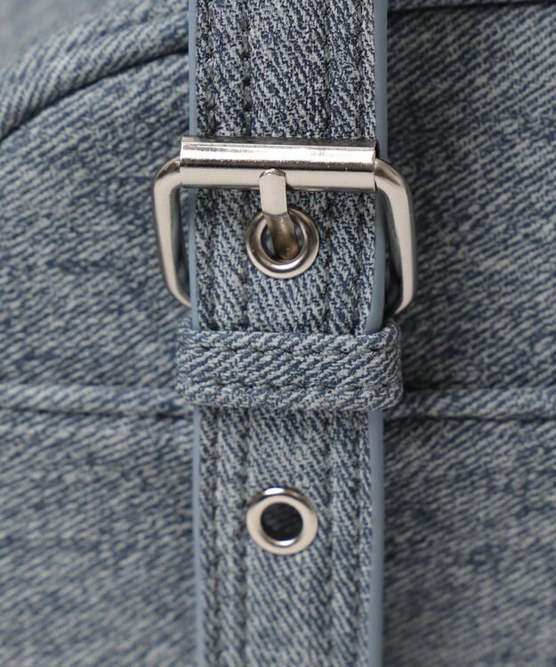 WEGO ハトメハンドルミニボストンショルダー ブルーその他