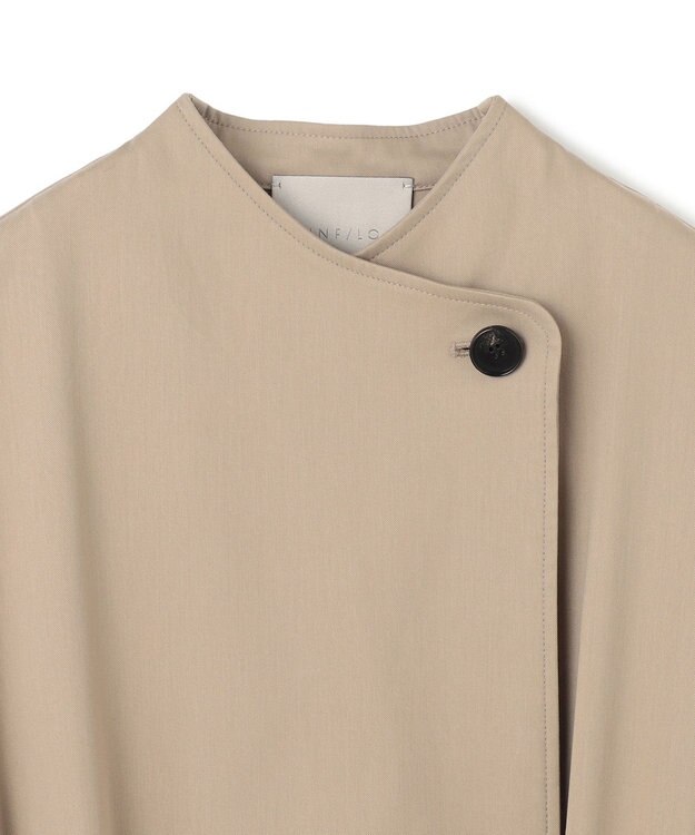 UNFILO スリーブレスコート ベージュ
