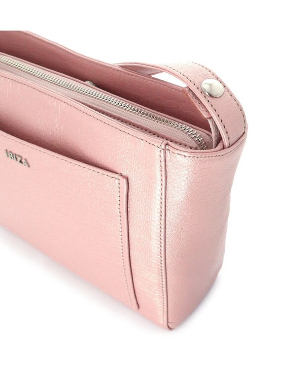 IBIZA レルシール　やぎ革　ショルダーバッグ 薄ピンク