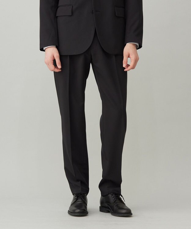 UNFILO MENS スマート テーパードパンツ [24年秋冬商品] ブラック