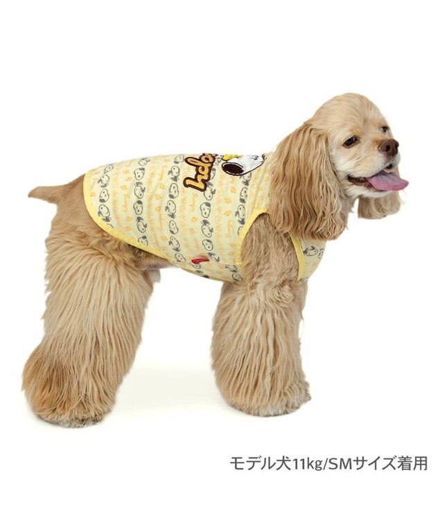 PET PARADISE スヌーピー お気に入り タンクトップ 《スヌーピー》 中型犬 大型犬 イエロー