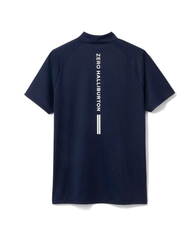 ZERO HALLIBURTON 【防透け】 モックネック Tシャツ ZHG-A4S4 82814 ゴルフウェア ネイビー
