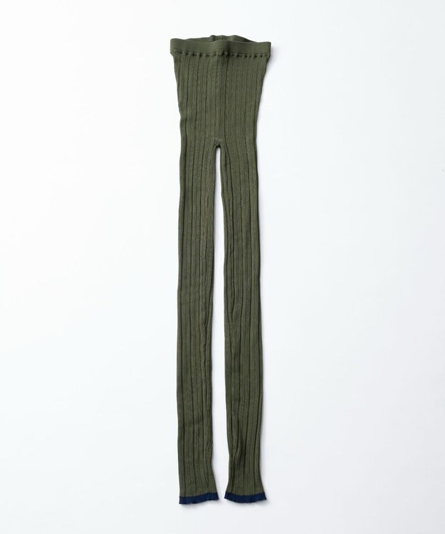 TRICOTE MULTI RIB LEGGINGS／マルチリブレギンス 48KHAKI