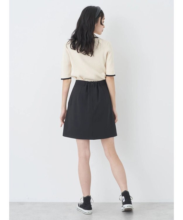 earth music&ecology ハイショクポロニット Ivory