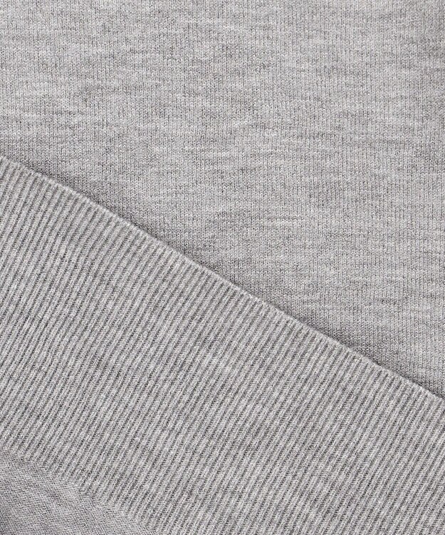 23区GOLF 【WOMEN】レーヨンストレッチカラーブロックニット ライトグレー系