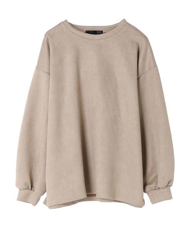 Green Parks ・ＳＵＧＡＲ　ＳＰＯＯＮスウェードポンチプルオーバー Beige