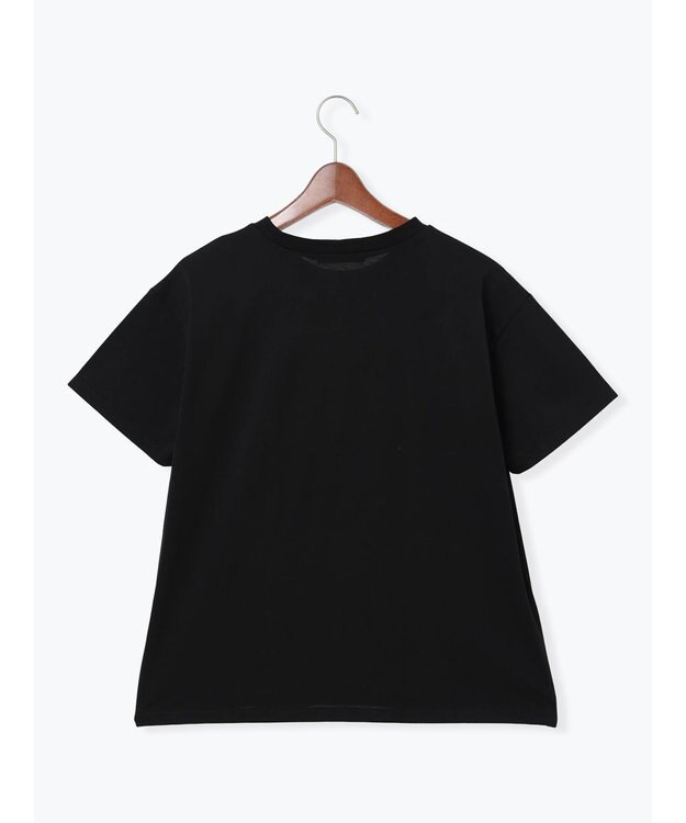 Te chichi マリリンモンローモノクロフォトTシャツ ブラック