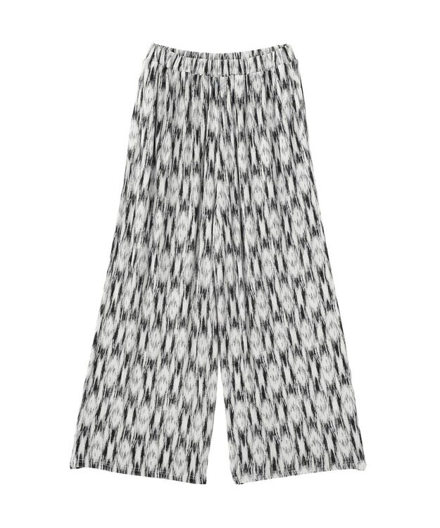 Green Parks シアーカットワイドパンツ White