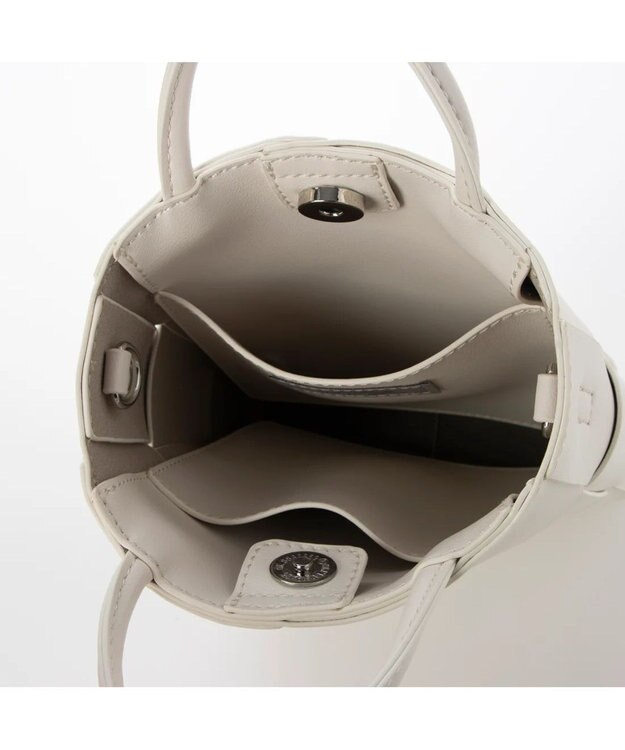 UNBILLION cachecache イントレチャートミニショルダーバッグ ホワイト