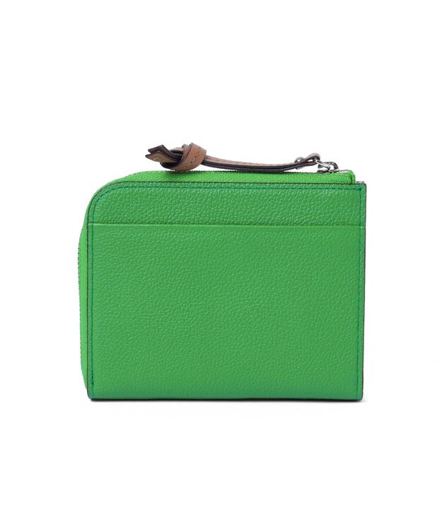 PELLE BORSA L字ファスナーコンパクト財布 Very Goods ベリーグッズ 7206 グリーン