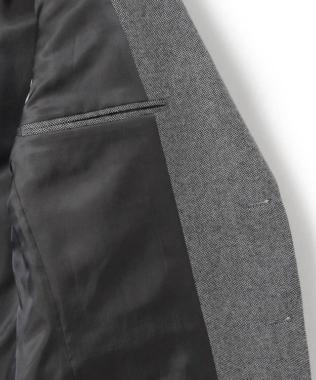 J.PRESS MEN 【定番 / セットアップ対応】マナードシルクホームスパン ジャケット ライトグレー系