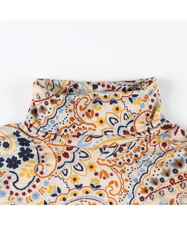 WACOAL あったかTシャツ あったかインナー アウターとしても利用可 保温性 ハイネック 10分袖 長袖 レディース CLD726 /ワコール クリーム