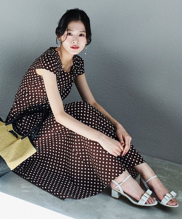 TOCCA NOBLE RIBBON SANDALS サンダル アイボリー系