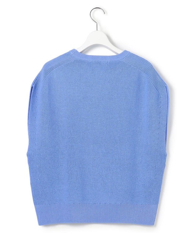 23区 【先行予約】コットンギマ ニットベスト スカイブルー系