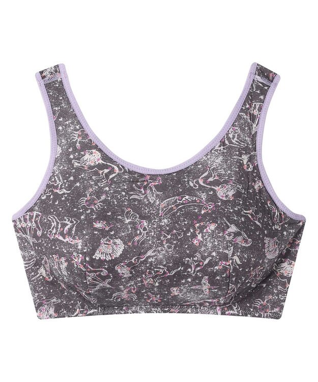 une nana cool MADEWITHLIBERTYFABRICナイトアップブラ ダークグレー