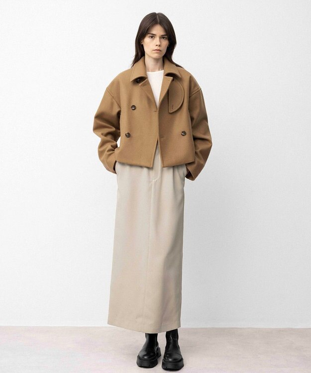 NAVE 【Nave】リュクスウール クルーネックニット ホワイト系