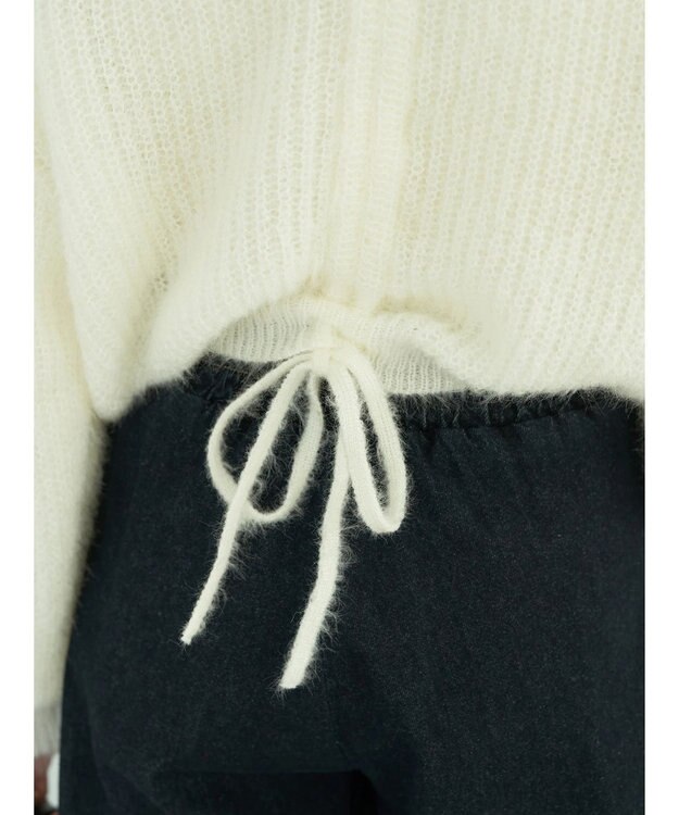 earth music&ecology ねこ毛ライク２ｗａｙボレロ Ivory