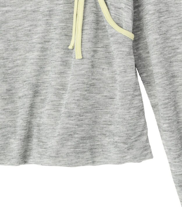 CRAFT STANDARD BOUTIQUE パイピングレイヤードバルーンプルオーバー Gray Mixture