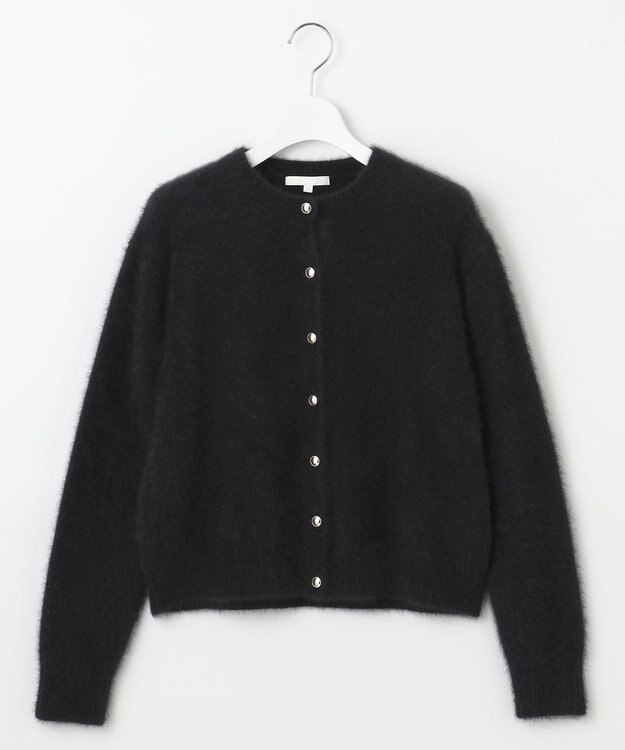 自由区 L 【SHIHOさん着用】ヘアリーフォックス カーディガン ブラック