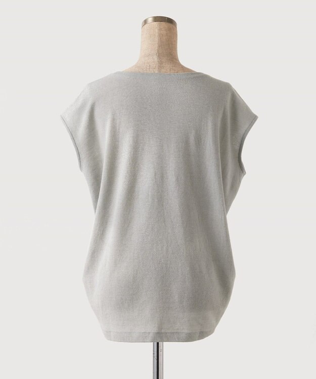 TOQUE  〈大草直子さんアドバイザー〉 【洗える/天然素材】ロイヤルベビーアルパカ×タンギスコットン鹿の子フレンチT グレー