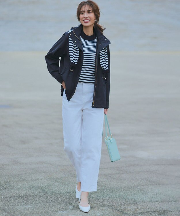 23区 【CLASSY.6月号掲載/洗える】23区DENIM コクーンシルエット パンツ [WEB限定]ホワイト系