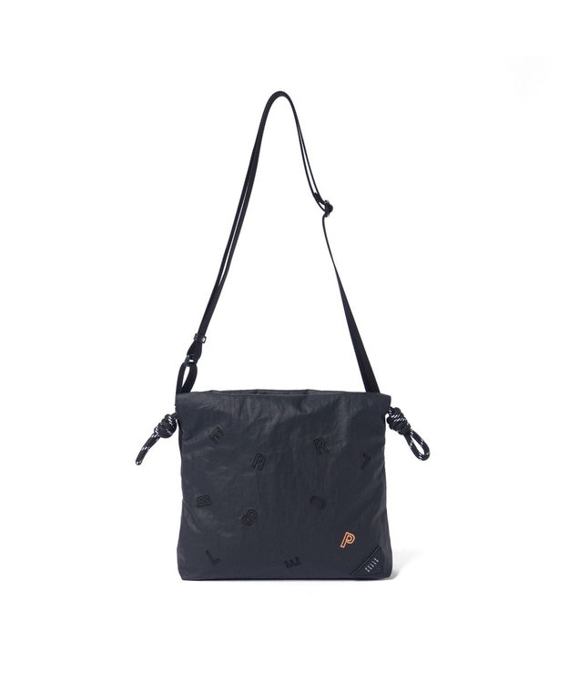 PELLE BORSA 巾着ミニショルダー Wrinkle リンクル 6522 ブラック