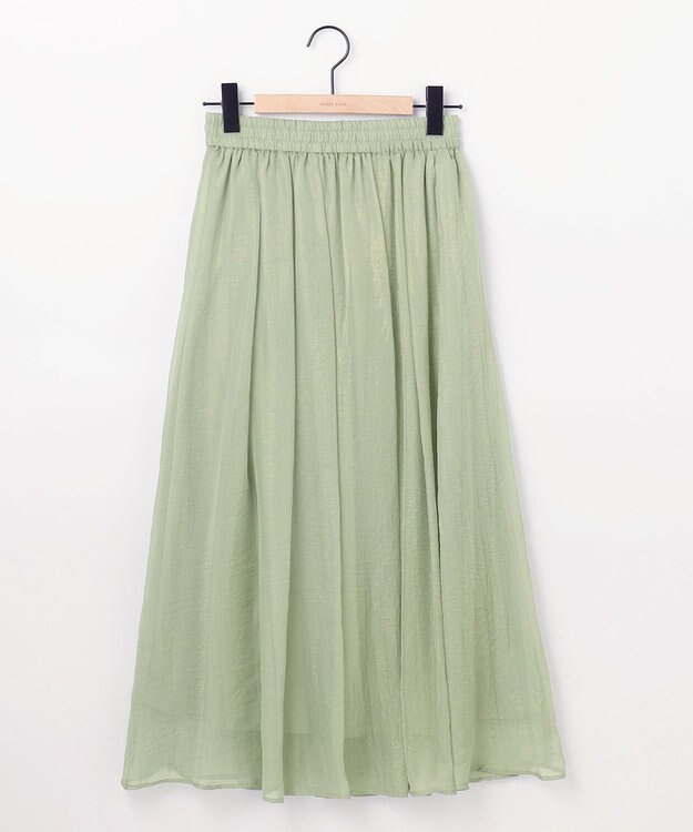 MARK & LONA☆フレアスカート☆カーキ36 MARK & LONA☆フレアスカート