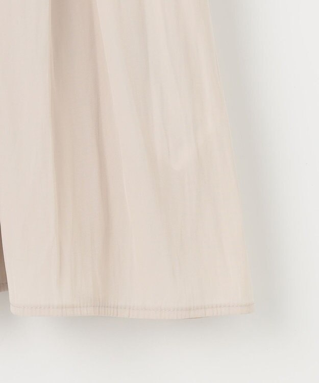 組曲 L ギャザーライトデシンシャーリング ブラウス アイボリー系