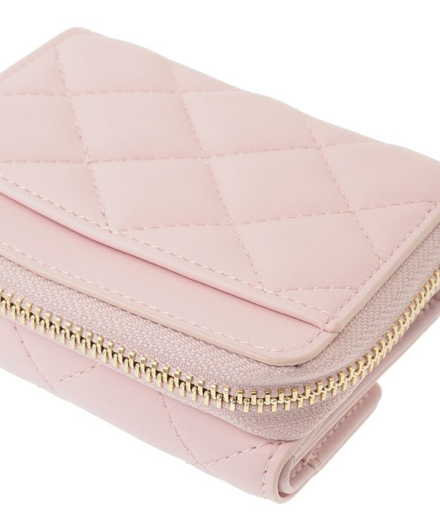 Maison de FLEUR リボンビジューウォレット Pink