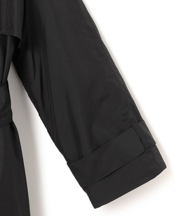 JOSEPH シルキーキルティング　ロングコート Black