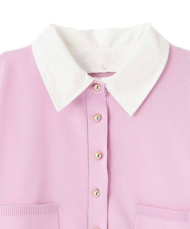 AMERICAN HOLIC 【2WAY】金ボタンカーディガン Pink