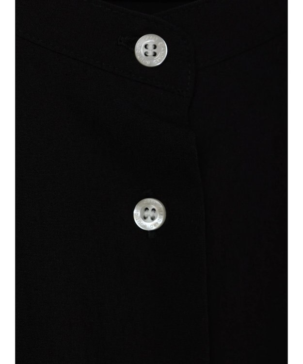 CRAFT STANDARD BOUTIQUE レーヨンデシンバンドカラーシャツ Black
