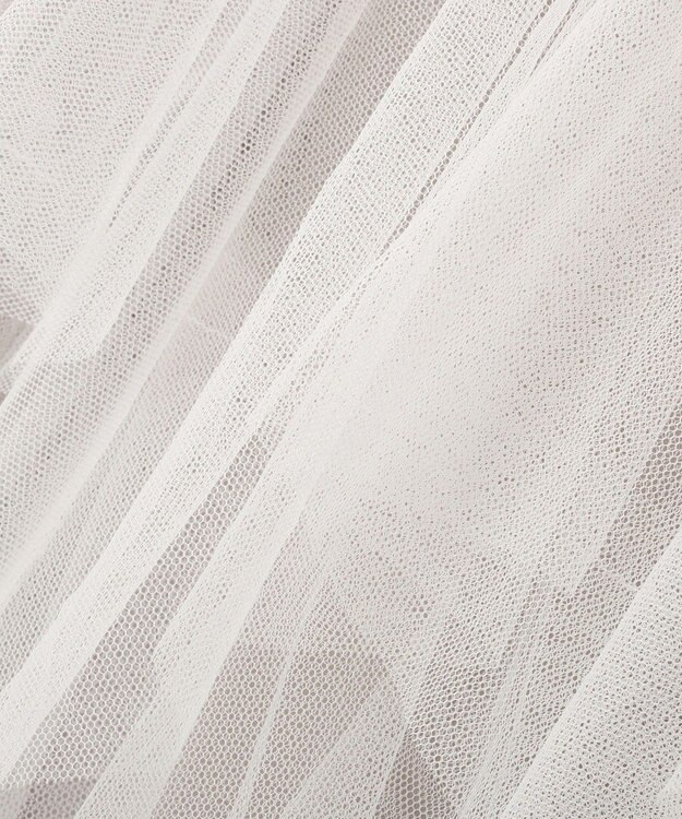 earth music&ecology 2wayレイヤードチュールスカート Off White