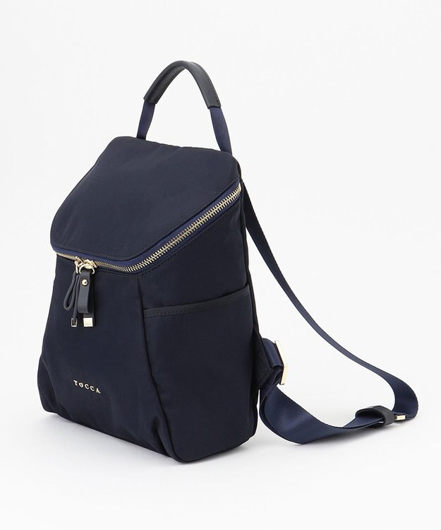 TOCCA TETRA BACKPACK M リュックサック M ネイビー系