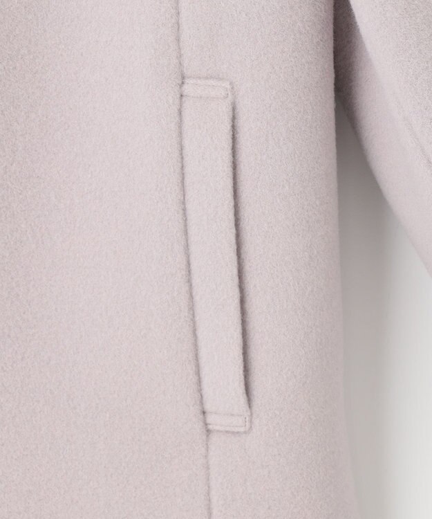 ANY SIS 【美人百花11月号掲載】2WAYスーペリアファインウールモッサ コート ピンク