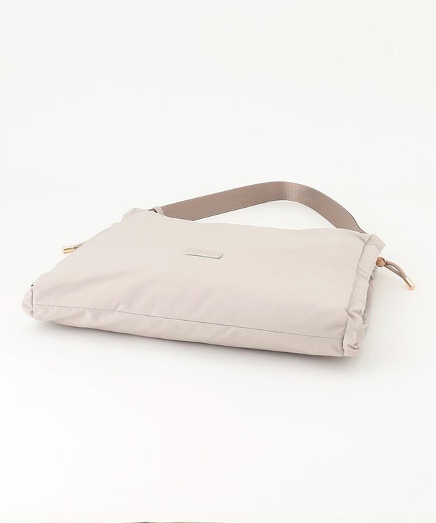 23区 ドローストリング ショルダー バッグ ベージュ系