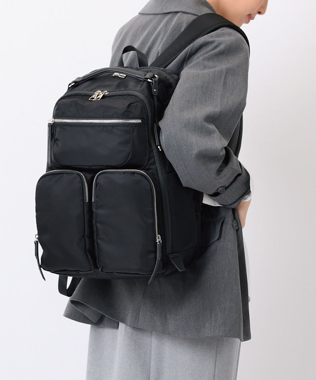 ACE BAGS & LUGGAGE W&.Day/Night ミュッケ オーガナイズドリュック A4サイズ 14.0インチPC収納 大容量 15576 ダブルアンドデイナイト ブラック