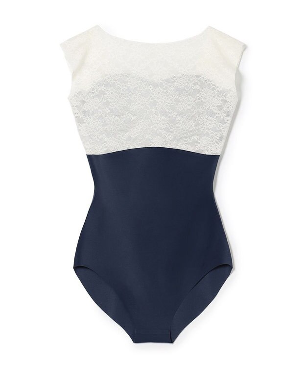 Chacott ノースリーブレオタード ネイビー