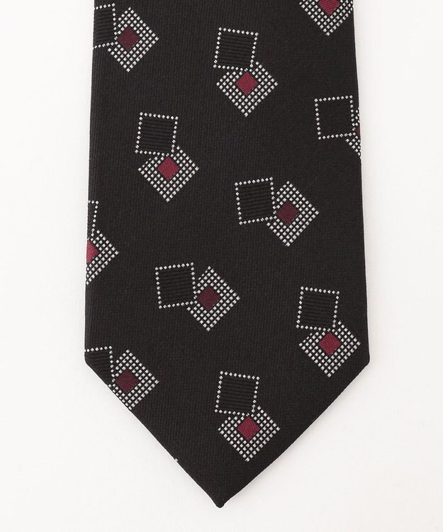 JOSEPH HOMME アトミックジャガード　ネクタイ ブラック系7