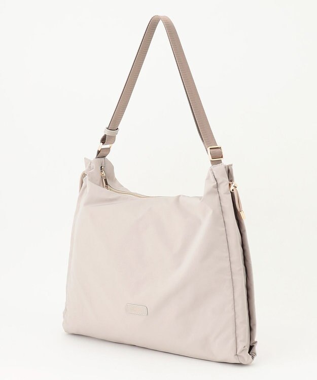 23区 ドローストリング ショルダー バッグ ベージュ系