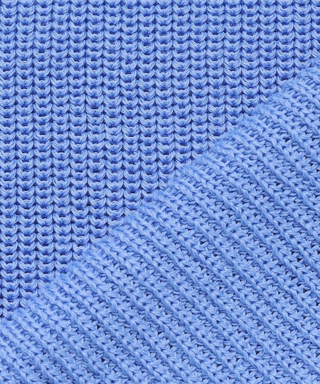 23区 【先行予約】コットンギマ ニットベスト スカイブルー系